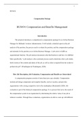 BUS434  Compensation Package  BUS434: Compensation and Benefits Management  Introduction 	This proposal introduces a comprehensive compensation package for an Airline Business Manager for Hallmark Aviation Administration. It will include a detailed report