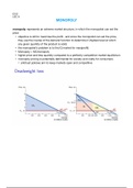 Monopoly Class Notes Introduction to Economics (ECO101)