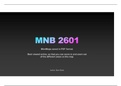 MNB2601 - MindMap Summary