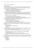 N461 EXAM 1 PRACTICE MEDSURG QUESTIONS> with correct answers