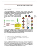 Host microbe interactions Lecture Notes