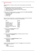 BUS 020 Final Exam Questions and Answers