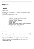 BUSI 411 Exam 2 (Version 2)-25Q &A, BUSI 411 OPERATIONS MANAGEMENT, Liberty University