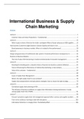 Samenvatting International business & supply chain marketing (EBB609B05)