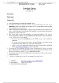 FIN 601 Bond Markets - FSS 2020 Exam T1 with Solution