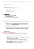 Philosophy of the Humanities 1 - Lecture Notes