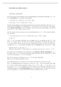 Samenvatting Lineaire Algebra (deel 2)