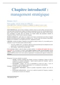 Cours complet - management stratégique 