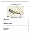 NURSING 101 Musculoskeletal-Traction Case Study- Mark Johns, 10 years old