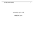 Summary  WGU  C405 Anatomy and Physiology Task I