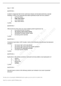 MICROBIOLOGY  QUIZ 4/MICROBIOLOGY QUIZ 4: ADVANCED PHYSICAL ASSESSMENT[VERIFIED ANSWERS, ALREADY GRADED A]