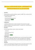  NSG 6320 AGNP BOARD EXAM_2020 | ASSESSMENT OF GASTROENTEROLOGY (84 QUESTIONS)_100% Correct