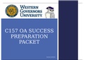 LEADERSHIP C157 OA Practice Questions and Answers- Western Governors University