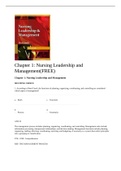NURS 4000 : Nursing leadership and management 3rd edition