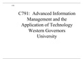 C791 Task2 .pptx  C791  C791:  Advanced Information  Management and the Application of Technology   Western Governors  University  Health Information System and Patient  Centered Care  ïµIncreased communication between patients and providers  ïµEasier a