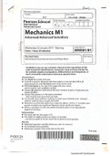 (Solved) M1 (Jan 14) - IAL Past Papers