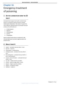 BNF Drug Summaries - Emergency Treatment of Poisoning