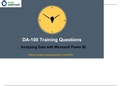 Practice PassQuestion DA-100 Training Questions ensure your 100%