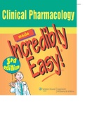 BSC 2085 Clinical Pharmacology made incredibly easy !! 3rd edition (LATEST 2021)