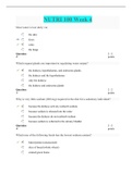 NUTRI 100 Week 4 Quiz_ NUTRI100 Week 4 Test Questions and Answers Graded A. 