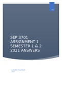 SEP 3701 ASSIGNMENT 1 2021