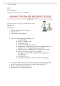 Insolvency Law: Administration of the insolvent estate and meetings of creditors