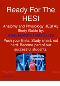 HESI A2 Anatomy and Physiology Study Guide 2017