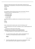 BUS 479-Chapter 6&7 .Questions and Answers
