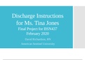 Discharge Instructions for Tina Jones/Discharge Instructions for Tina Jones/Discharge Instructions for Tina Jones