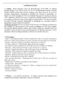 Carnet de Lecture "Le Mariage de Figaro" de Beaumarchais