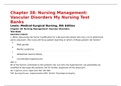 NURSING 210-Chapter 38: Nursing Management: Vascular Disorders My Nursing Test Banks