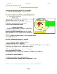 Biocell chap 6 : Le système endomembranaire