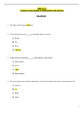 HESI A2 V2 Grammar, Vocab, Reading, & Math Questions with Answers)