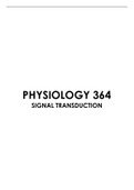 Physiology 344 Signal Transduction Notes