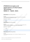 Week4 quiz.docx questions and answers