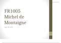 FR 1005FR1005 -Michel de Montaigne