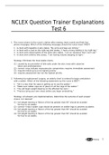 NCLEX Question Trainer Explanations  Test 6