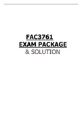 FAC3761 EXAM PACK