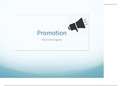 Marketing Mix (promotion/advertisement) (IGSCE)