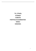 COM3702 PORTFOLIO EXAMINATION 2021 (Exam Elaborations)