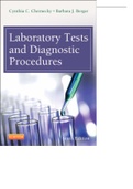 LABORATORY TESTS AND DIAGNOSTIC PROCEDURES BY CYNTHIA C. CHERNECKY, BARBARA J. BERGER