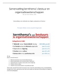 Kernthema's bestuur- en organisatiewetenschappen VU 2021