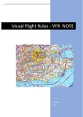 Visual Flight Rules VFR Note