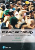 Summary Research Methodology (MRI) - J. Vennix 