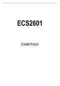 ECS2601 EXAM PACK 2021