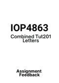 IOP4863 - Combined Tut201 Memos (2016-2021)