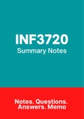 INF3704 (Notes, Exam Solutions, tut201 Letters, Exam Papers)