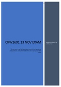  CRW2601 - General Principles Of Criminal Law   10 Oct 2022 exam memo