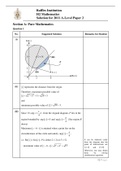 Raffles Institution H2 Mathematics Solution for 2011 A-Level Paper 2