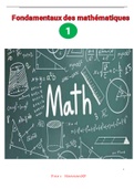 Fondamentaux des mathématiques 1